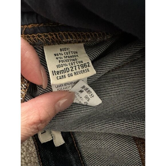 LL Bean Size 14 Reg Womens High Rise Classic Fit Straight Leg Blue Denim Jeans - Picture 11 of 12